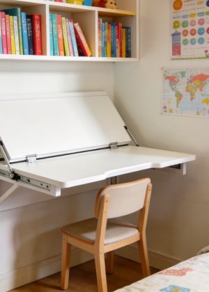 Wall Mount Foldable Kids Study Desk