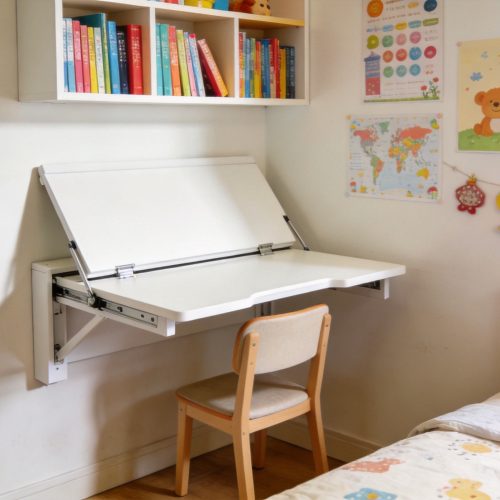 Wall Mount Foldable Kids Study Desk